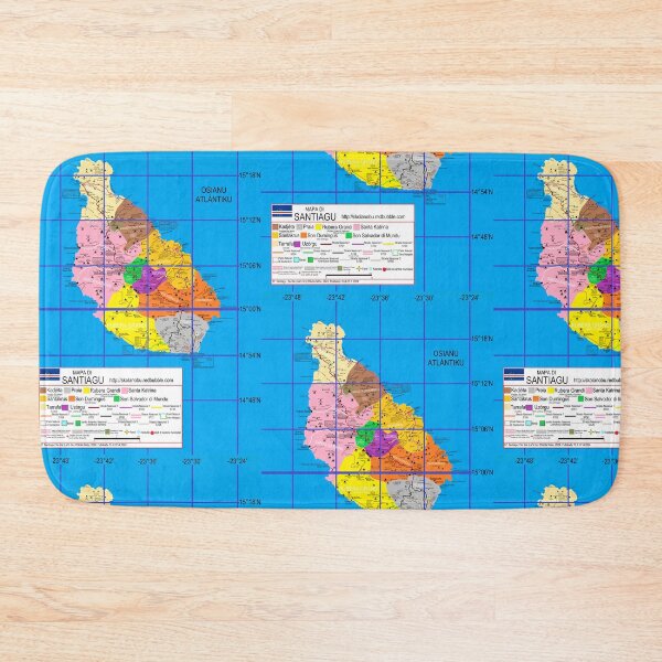 Item preview, Mapa di Santiagu /Map of Santiago (St. James) designed and sold by SkolaNobu.