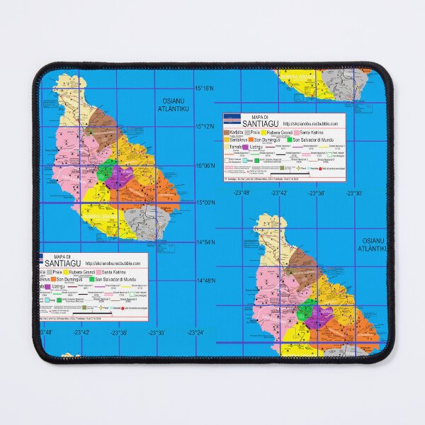 Item preview, Mapa di Santiagu /Map of Santiago (St. James) designed and sold by SkolaNobu.