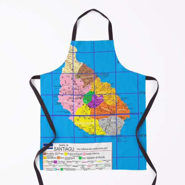 Item preview, Mapa di Santiagu /Map of Santiago (St. James) designed and sold by SkolaNobu.