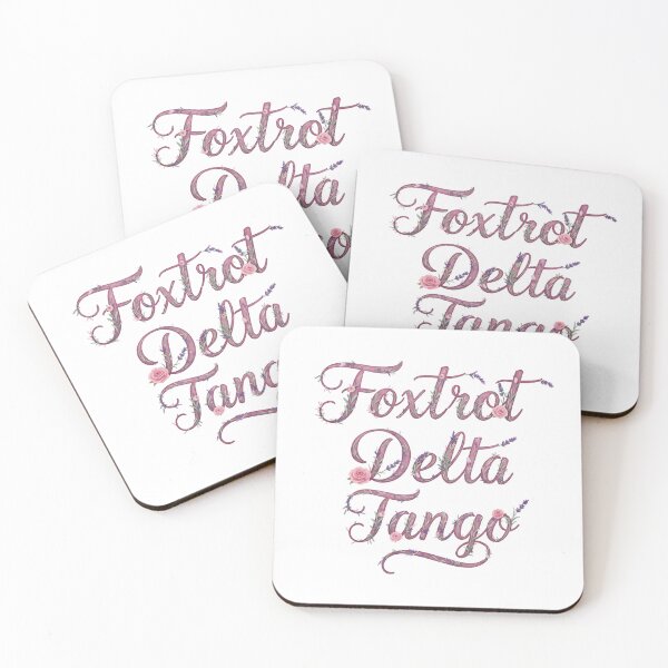 Item preview, Foxtrot Delta Tango - Floral Elegance designed and sold by lojadpop.