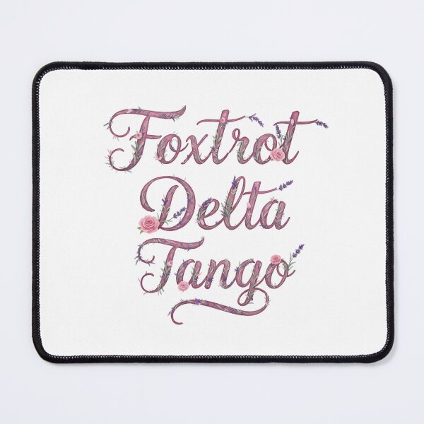 Item preview, Foxtrot Delta Tango - Floral Elegance designed and sold by lojadpop.