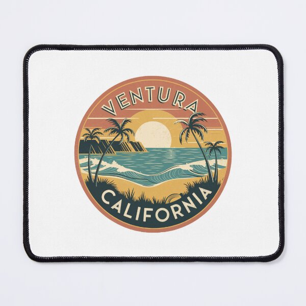 Item preview, Ventura, California | A Retro Coastal Gem designed and sold by CircinusStore.