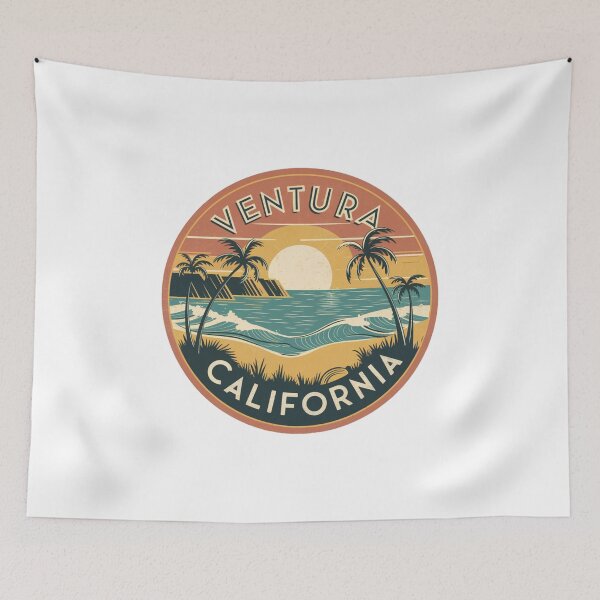 Item preview, Ventura, California | A Retro Coastal Gem designed and sold by CircinusStore.