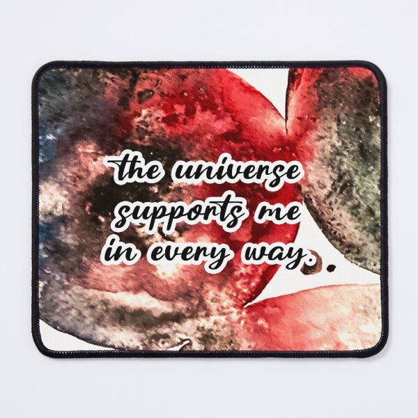 Item preview, The Universe Affirmation - blue & black Abstract designed and sold by trossi.