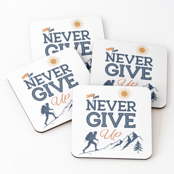 Item preview, Never Give Up – Embrace the Journey designed and sold by BRIXAMY.
