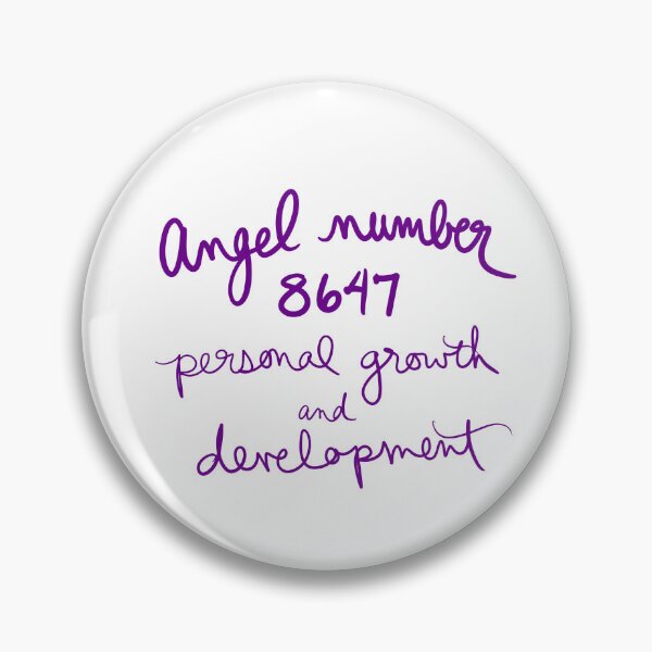 Item preview, Angel number 8647 personal growth and development designed and sold by abeink.