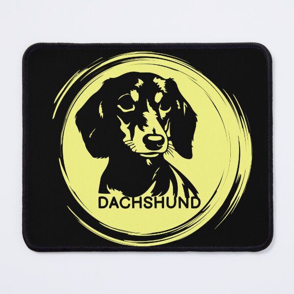 Item preview, Dachshund Silhouette - Yellow designed and sold by HinsonCreations.