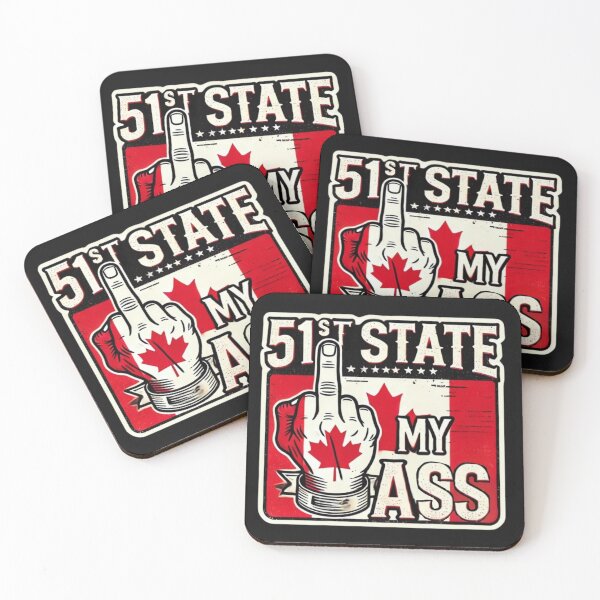 Item preview, 51st State? MY ASS!" – A Bold Stand for Canadian Sovereignty designed and sold by Path to Somewhere .