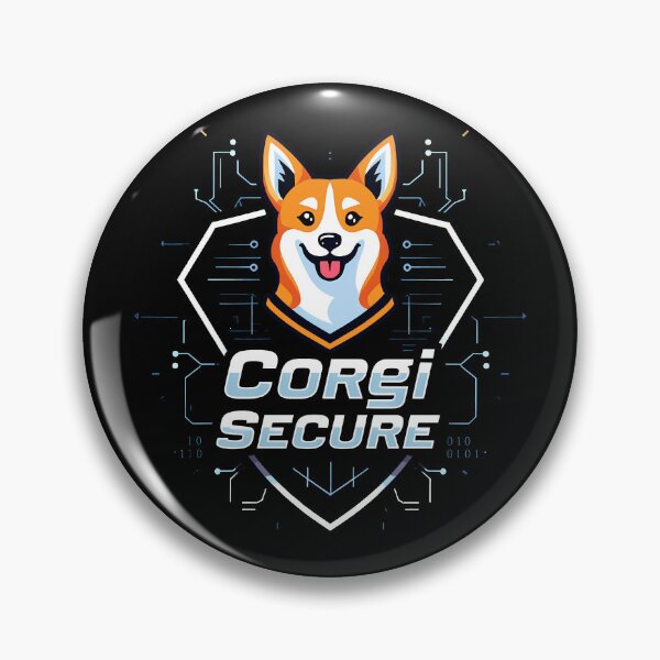 Item preview, Cybersecurity Corgi – Corgi Secure Tech Protection designed and sold by zoughlal.