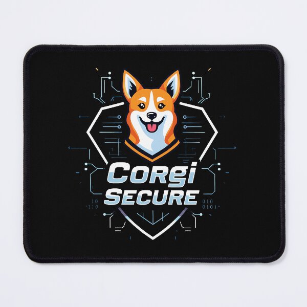 Item preview, Cybersecurity Corgi – Corgi Secure Tech Protection designed and sold by zoughlal.