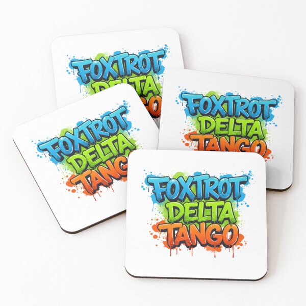 Artikelvorschau, Foxtrott Delta Tango – Graffiti-Stil entworfen und verkauft von lojadpop.