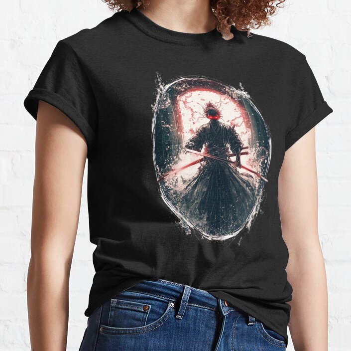 Bushido: Fiery Ronin Design Classic T-Shirt