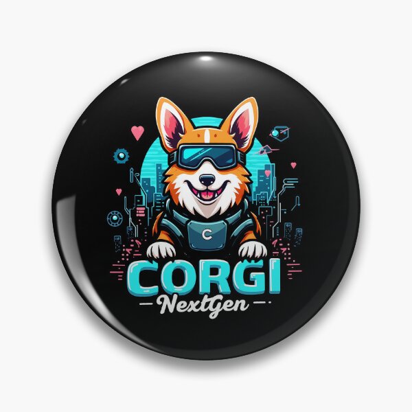 Item preview, Futurist Corgi – Corgi NextGen Cyberpunk Vision designed and sold by zoughlal.