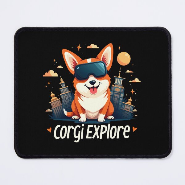 Item preview, Virtual Tour Guide Corgi – Corgi Explore Digital Travel designed and sold by zoughlal.