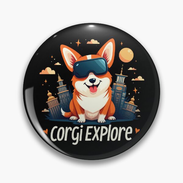 Item preview, Virtual Tour Guide Corgi – Corgi Explore Digital Travel  designed and sold by zoughlal.