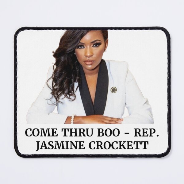 Item preview, Rep Jasmine Crocket "Come Thru Boo" Quote designed and sold by BadLlamaDesigns.