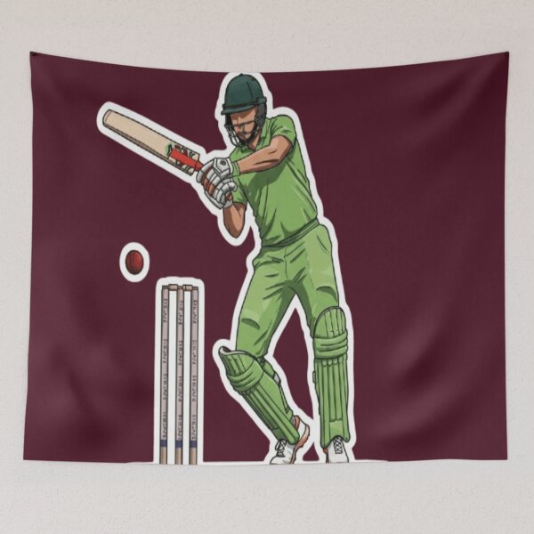 Item preview, Cricket Player  designed and sold by StickersRyous.