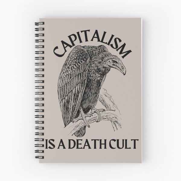 Item preview, Capitalism Is A Death Cult designed and sold by Mop Dog Designs.
