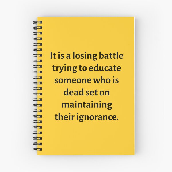 Item preview, Quote about willful ignorance  designed and sold by Rachel the Artist .