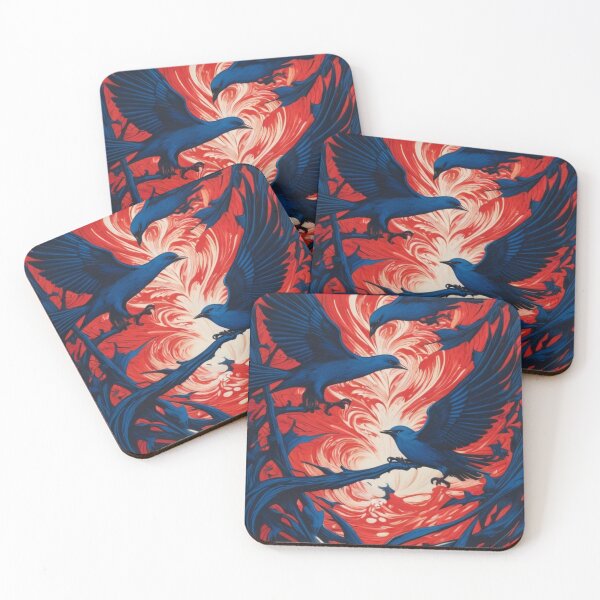Item preview,  Dance of the Bluebirds in Crimson Chaos  designed and sold by KilianSzmid.