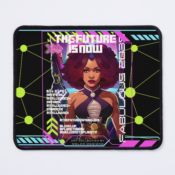 Item preview, Fabulous Cyberpunk Futuristic Woman The Future Is Now designed and sold by Melan Designs.