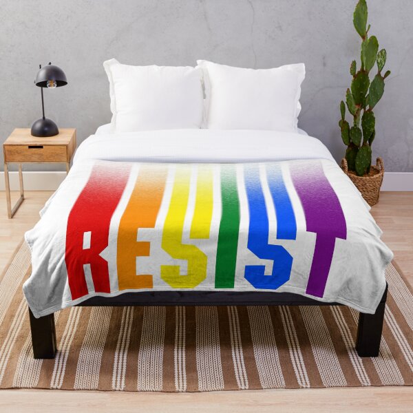 Item preview, Rainbow Bands Resist Gay Pride Colors designed and sold by Handstand365.