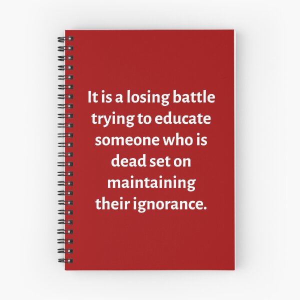 Item preview, Quote about willful ignorance  designed and sold by Rachel the Artist .