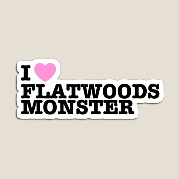 Item preview, I heart Flatwoods Monster designed and sold by The Dorkerie.