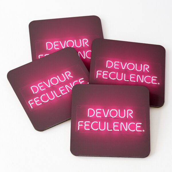 Item preview, DEVOUR FECULENCE Neon  designed and sold by BubbleCrumbs.