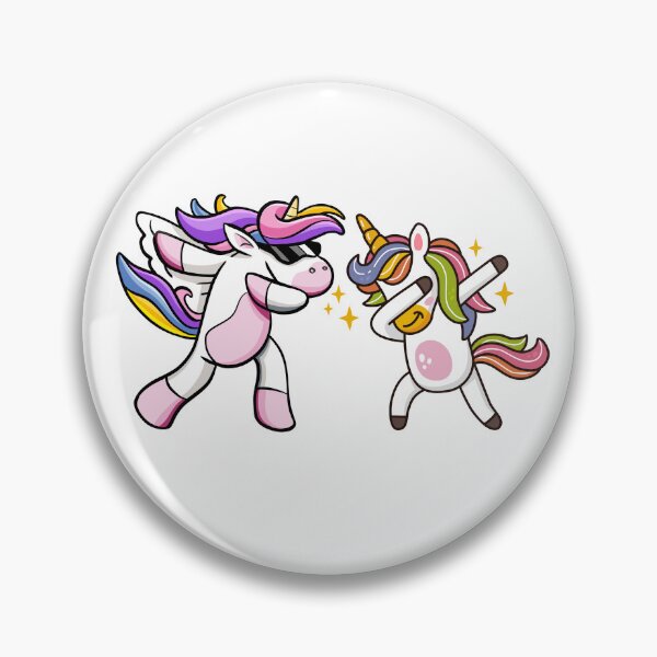Item preview, Dabbing Unicorn Sisters – Fun, Colorful & Magical Design designed and sold by Moh-nd-Eg.