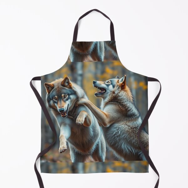 Item preview, Two Playful Wolves designed and sold by Skye Ryan-Evans.