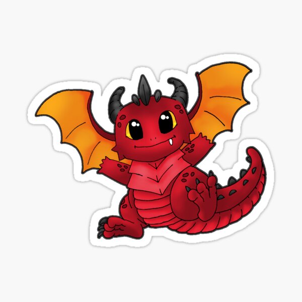 Aperçu de l'œuvre Dragon Rouge créée et vendue par TheGlassDrow.