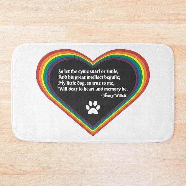 Item preview, Over the Rainbow Bridge Bereavement Tribute Poem for Dog Loss designed and sold by MoePark.