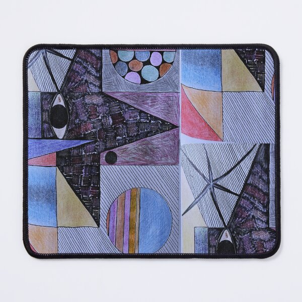 Item preview, Abstract Bold Geometric Shapes Star Eye Bubbles designed and sold by Andrew White Art.