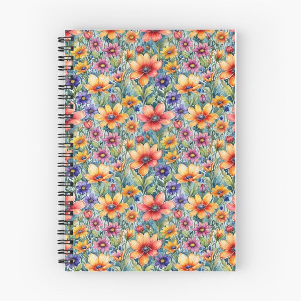 Item preview, River of Watercolor Flowers designed and sold by newbyventures.