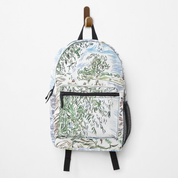 Item preview, kids playing at the stream designed and sold by Kaelian Kollective.