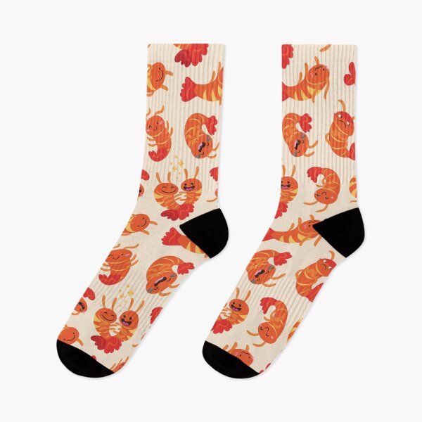 Item preview, Cute cartoon shrimps designed and sold by PenguinHouse.