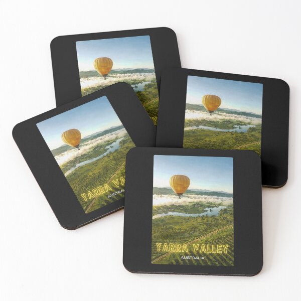 Item preview, Yarra Valley Hot Air Balloon Landscape Sticker – Australian Wine Region Souvenir designed and sold by twentytwo ART souvenir designs.