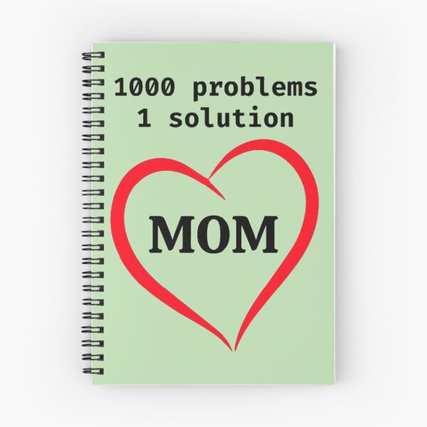 Item preview, 1000 Problems 1 Solution Mom Quotes designed and sold by Vicky021.