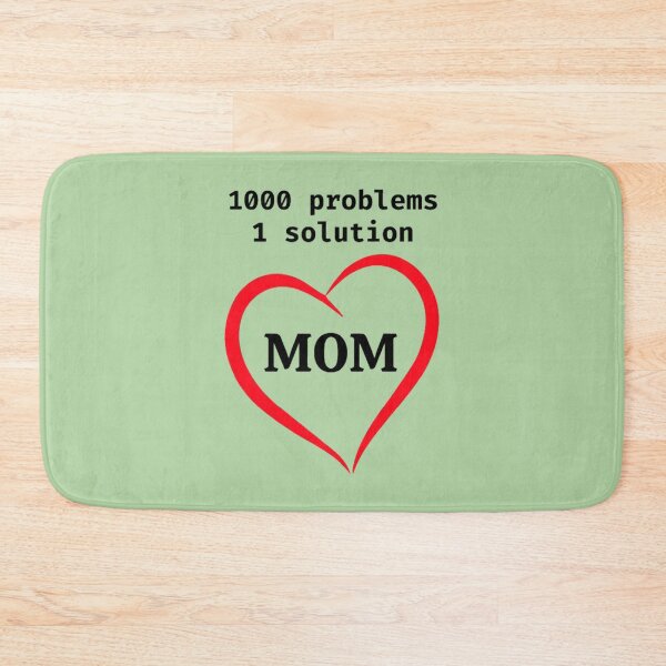 Item preview, 1000 Problems 1 Solution Mom Quotes designed and sold by Vicky021.