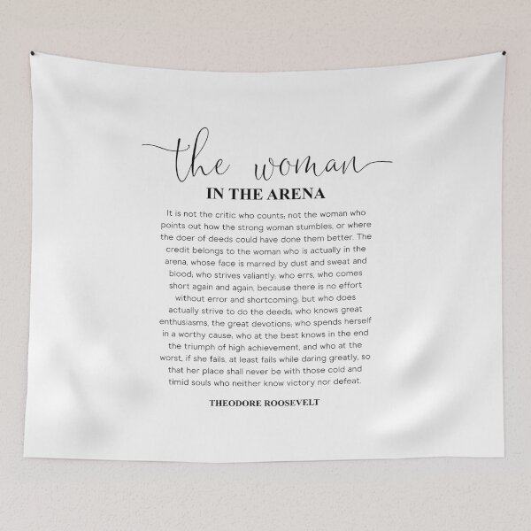 Item preview, Woman in the Arena, Female Empowerment, Feminist Decor designed and sold by SimplyDefined.