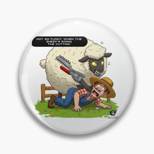 Item preview, Not So Funny/ Sheep designed and sold by Hurdd.