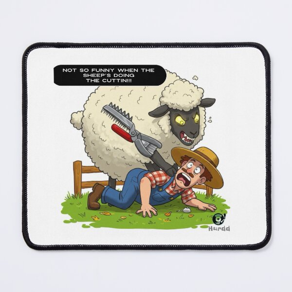 Item preview, Not So Funny/ Sheep designed and sold by Hurdd.