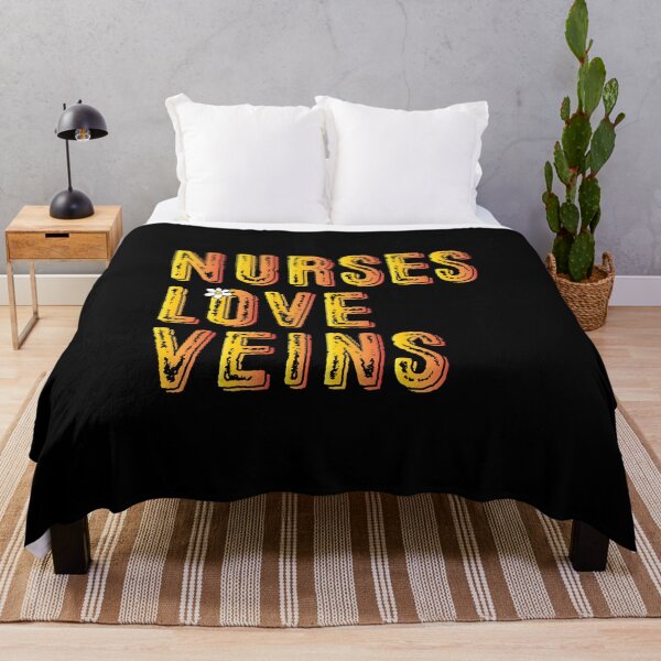 Item preview, Funny Nurses Love Veins Graphic designed and sold by CJC Designs.