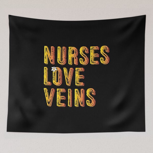 Item preview, Funny Nurses Love Veins Graphic designed and sold by CJC Designs.