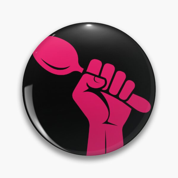Item preview, Spoon of Resistance Magenta Pink designed and sold by Not Lost Wanderer Design.