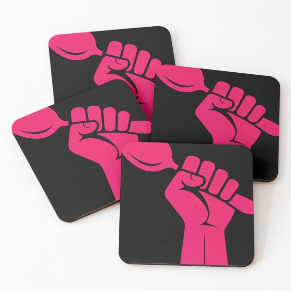 Item preview, Spoon of Resistance Magenta Pink designed and sold by Not Lost Wanderer Design.