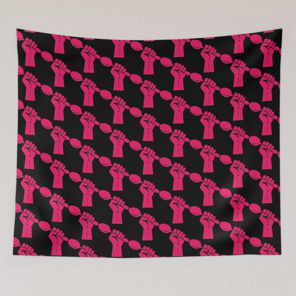Item preview, Spoon of Resistance Magenta Pink designed and sold by Not Lost Wanderer Design.