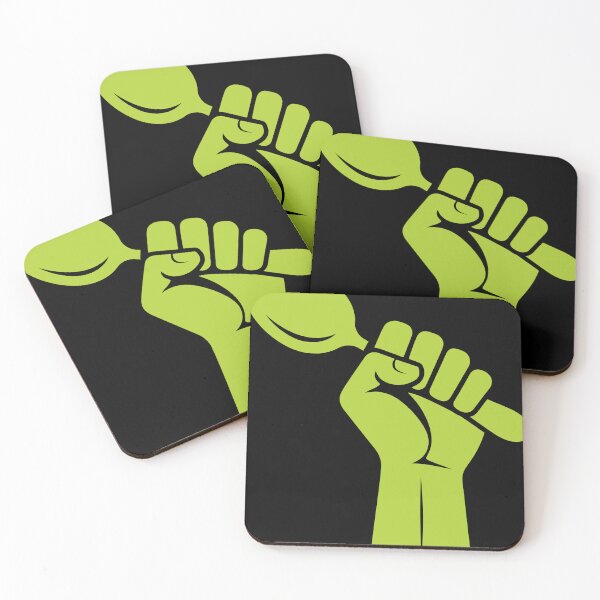 Item preview, Spoon of Resistance Lime Green designed and sold by Not Lost Wanderer Design.