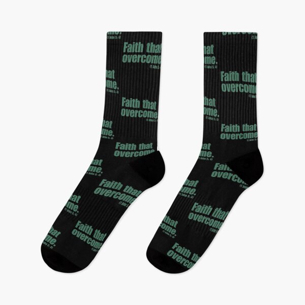 Item preview, 1 John 5:4 - Christian Scripture Design designed and sold by MoriaStore.